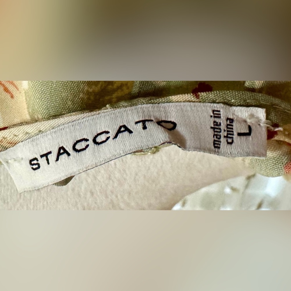 Very Lovely Staccato Hi-Low dress size L Great Colors! - Picture 10 of 12